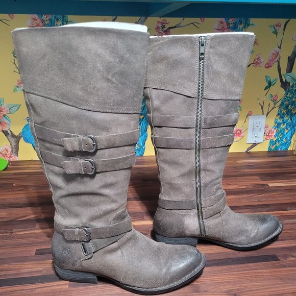 Born Odom Boots Grey Rustic - Picture 1 of 6